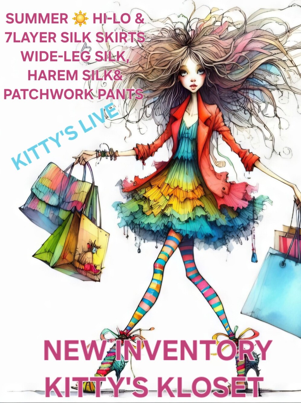 11:45A & 6:45P EDT 4TH OF JULY SUMMER SALE CLOSET ITEMS 35-65%OFF $8-$45 SZ 2-18